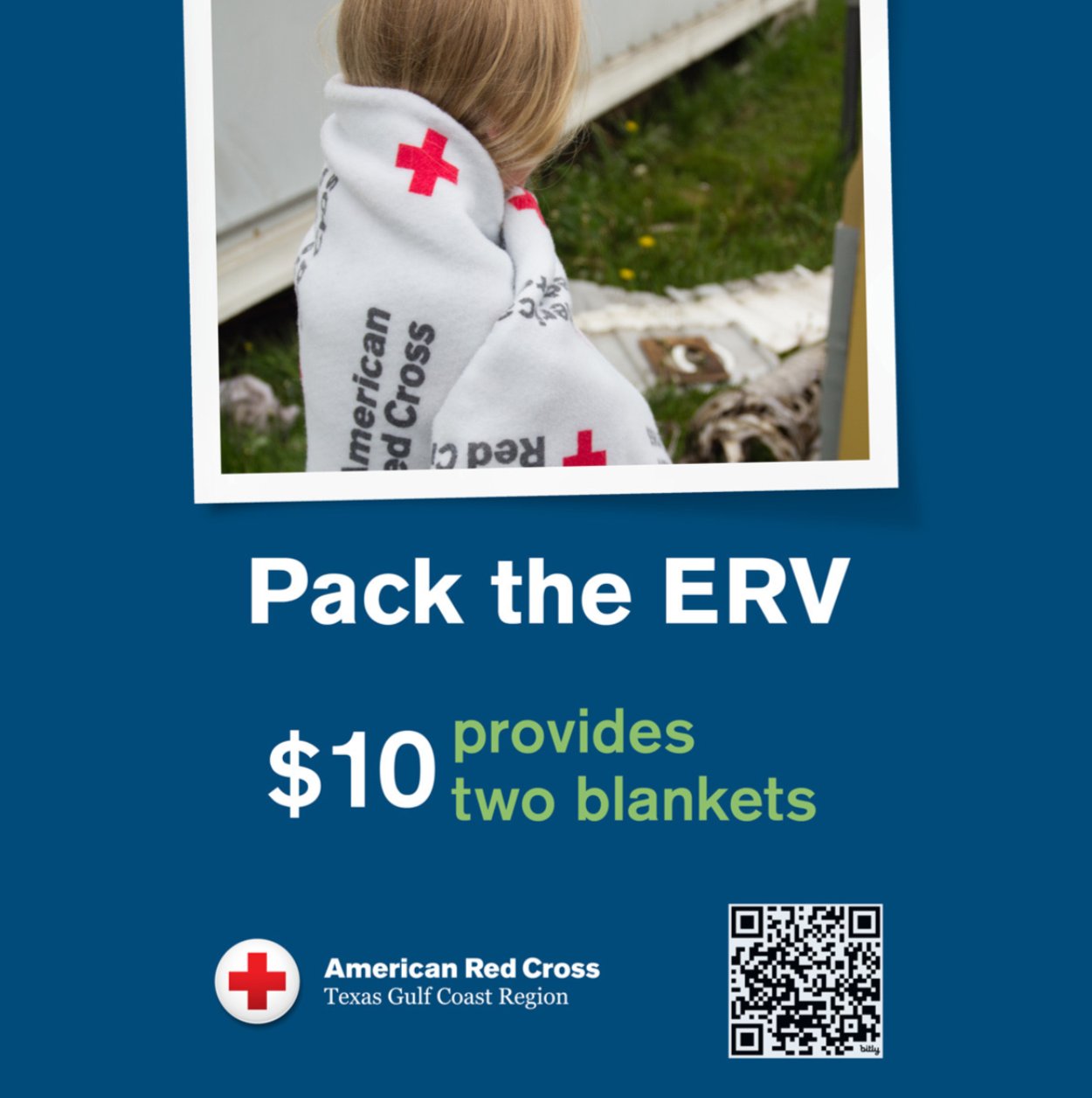 American Red Cross TX Gulf Coast on X Join us as we Pack the ERV to serve our local communities. Your gift of 10 provides two American Red Cross blankets for those