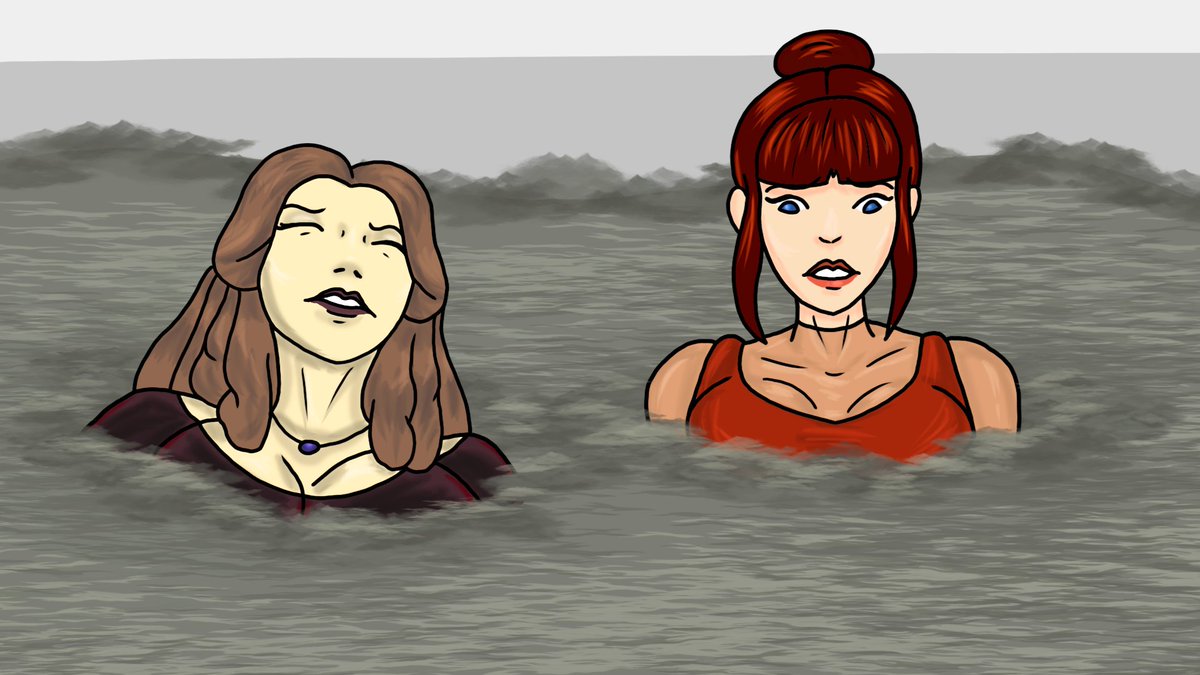 Not the Best of Fights #fanart #digitaldrawing #Quicksand #Sinking #SacredFist