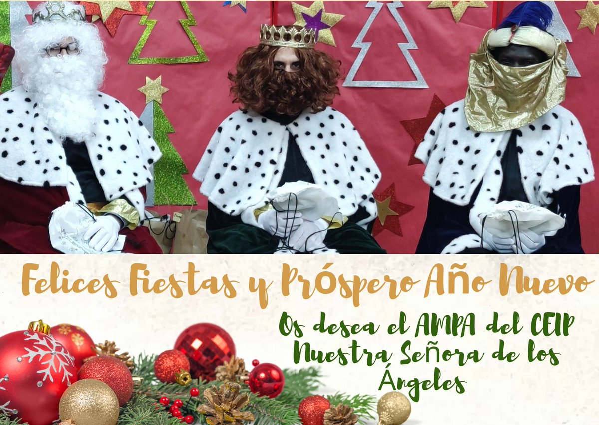 AMPA_ColeRincon's tweet photo. 🌟 ¡Celebremos juntos la magia de la Navidad! 🎄✨ #FelicesFiestas #Navidad2023 https://t.co/glRWhhm6Sp