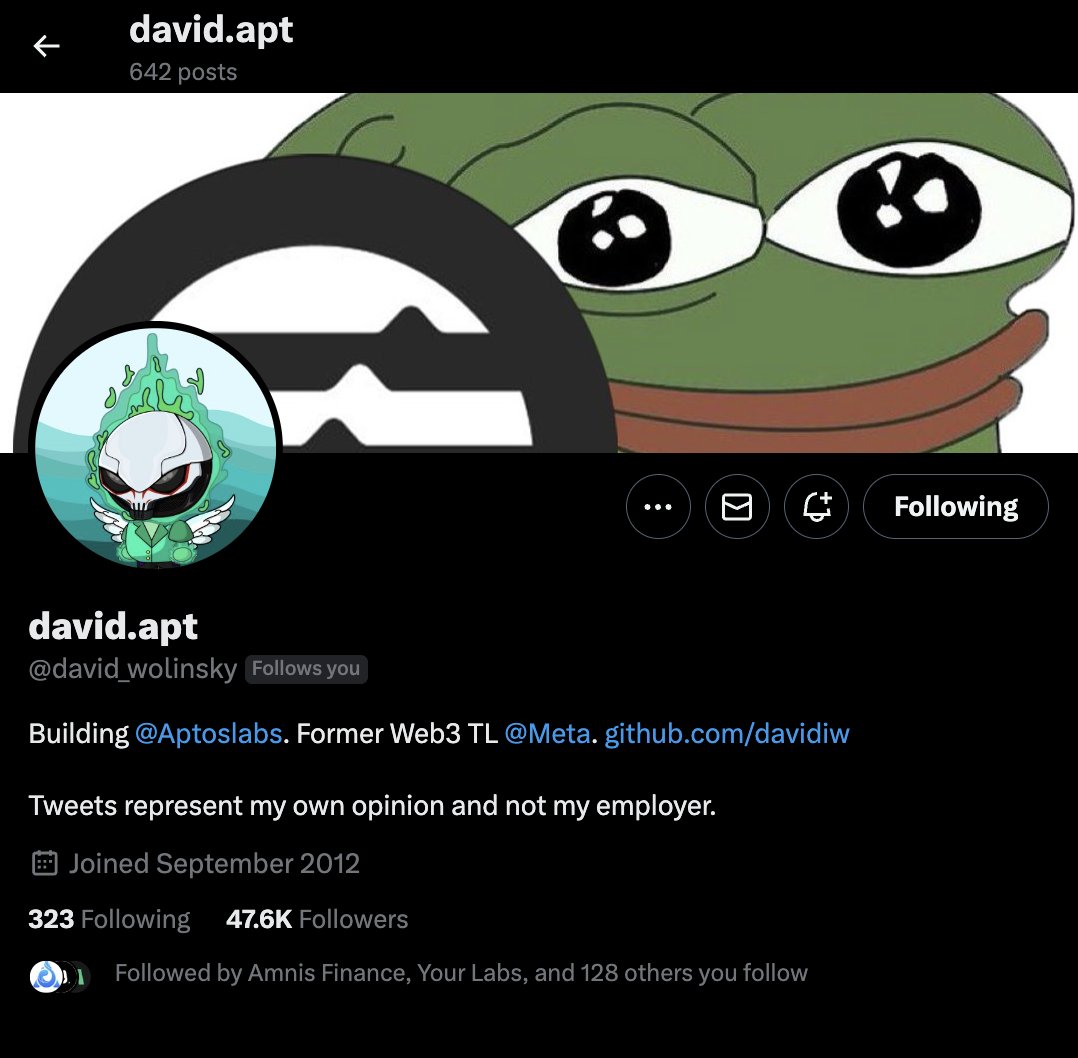 Aptos Labs tweet media