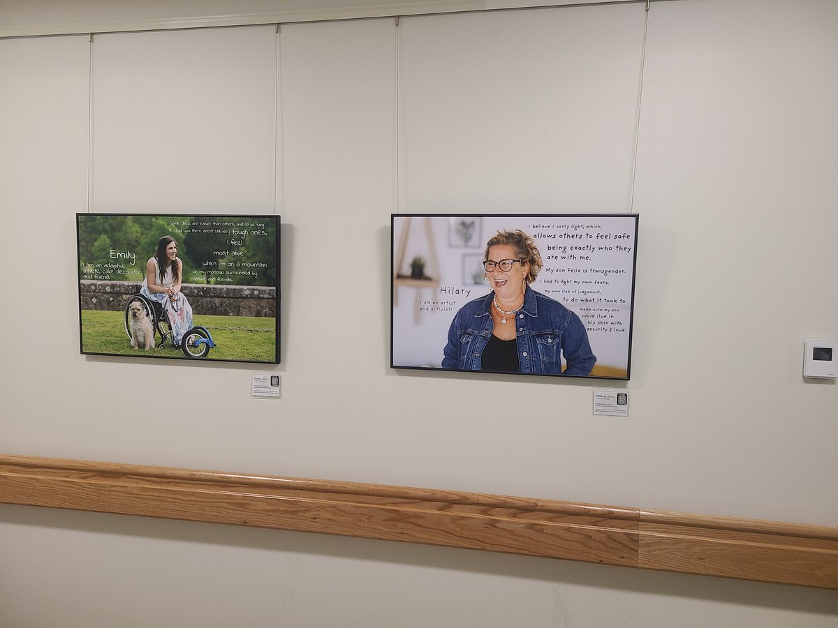 Peoples_heART's tweet photo. Great to be back at @salemhospitalMA installing more railing and hanging more art. We added more art from our collaboration with the Massachusetts-based Soul Project which highlights the experiences of diverse women in MA. Check out the art, https://t.co/033DXD6n7D https://t.co/RwSyxvQyYR