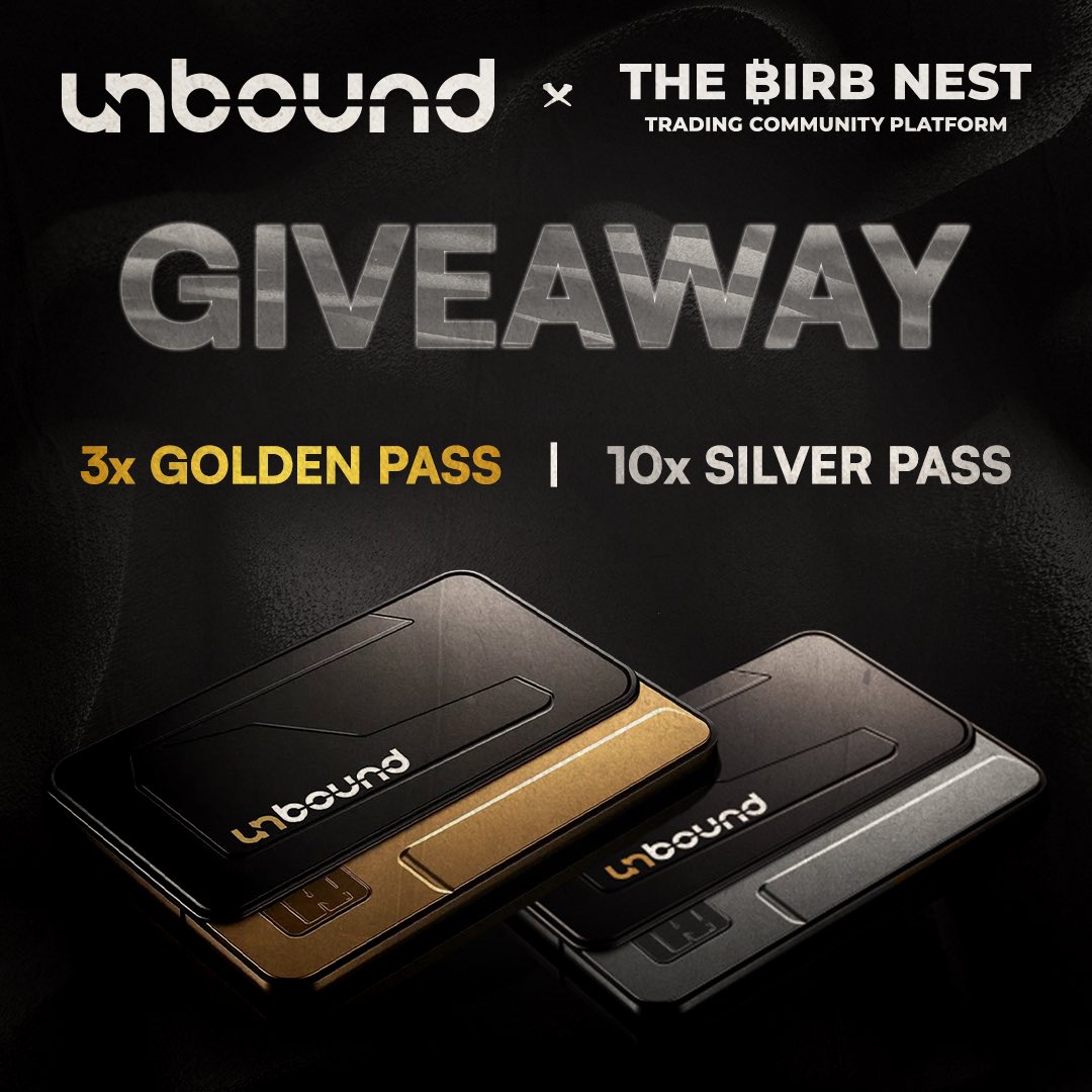 Daily celebration goes on! As we get closer to our big anniversary, our generous partners @theunbound_io are giving away 3x Golden pass & 10x Silver pass to lucky winners (must follow @TheBirbNest & @theunbound_io)

To qualify: Like & RT this post

Winners picked in 24 hours. GO!