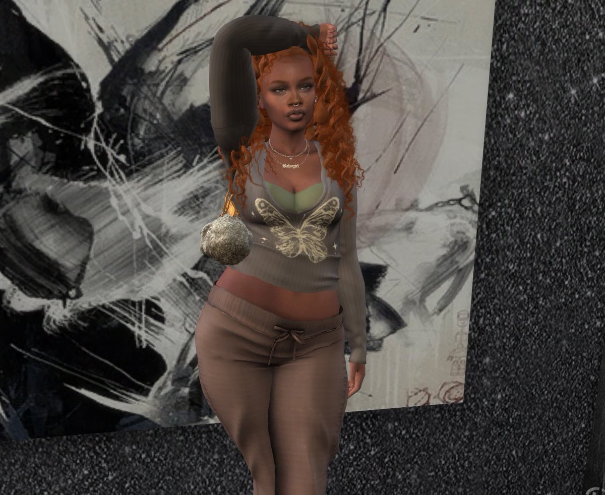 stylish_simmer_'s tweet image. Something about her just gives me GenZ Raven Baxter 💚🤎
#ShowUsYourSims #TheSims4 #simscc