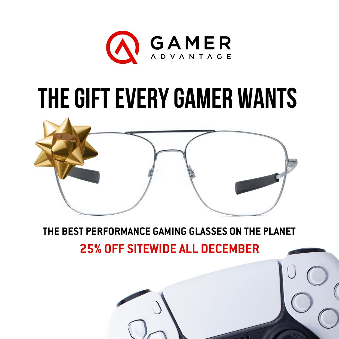 esports_aoe's tweet photo. You play your best when you can see the best! 👓 Grab a pair of @GamerAdvantage performance gaming #glasses this month for 25% sitewide + an extra 10% off with promo code AOE. 😏
#Sponsor | #GameVision | #LateGift https://t.co/wKbgvmz0vD