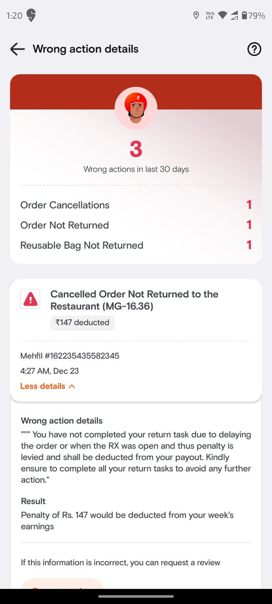 KatabathinaC's tweet photo. @SwiggyCares @SwiggyDEHyd @SwiggyInstamart yesterday I have one return order. I reached the restaurant and mark reached restaurant at that time restaurant was closed then I make ticket raise for resturant was closed then I will talk with customer support service they will cancel https://t.co/7dVUGWl34S