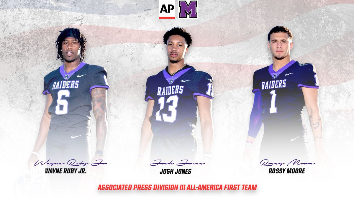 Football: Four Raiders Named Associated Press Division III All-America, Including Three First Team:

athletics.mountunion.edu/news/2023/12/2…