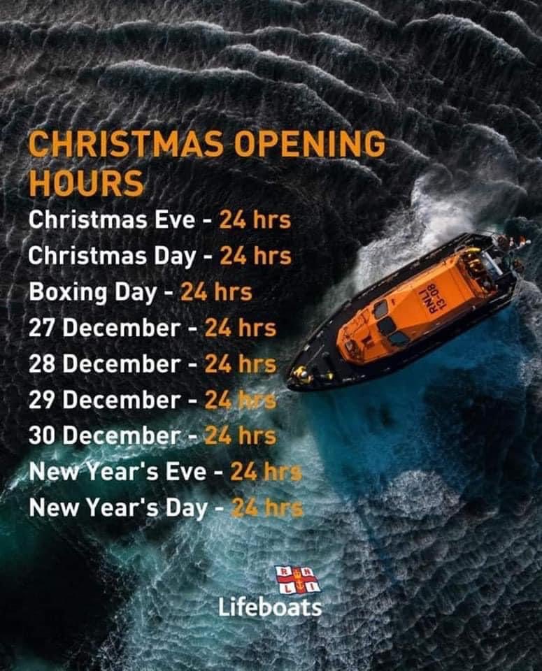 A quick reminder of our opening times this festive period…