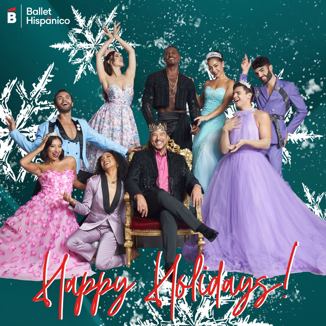 Happy Holidays from Ballet Hispánico! We hope everyone is enjoying the holiday season with loved ones. Photo by: Richard Corman