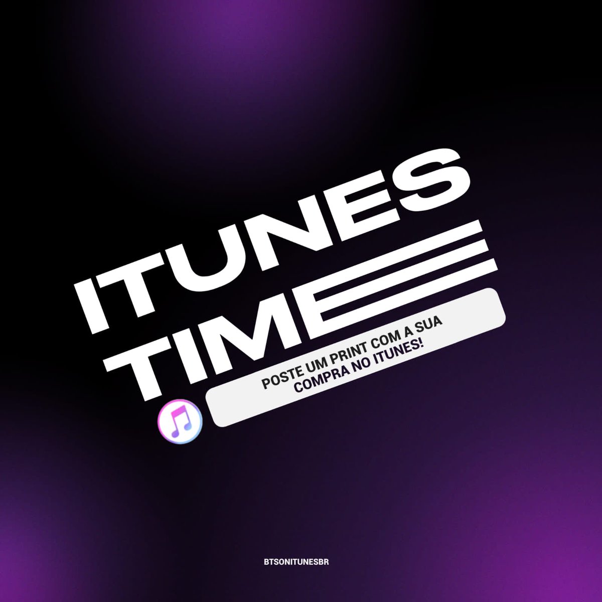 BTSOniTunesBR's tweet photo. ⏰️| ITUNES TIME 

Deixe aqui o print da sua compra/presente de #CloserThanThis no iTunes Brasil 🇧🇷 utilizando a tag!

🔗| Para receber ou doar, por favor preencha o formulário: https://t.co/sMNNUfm634

BUY CLOSER THAN THIS ON ITUNES
#CloserThanThisNoiTunesD2 https://t.co/F7weQ8OIut