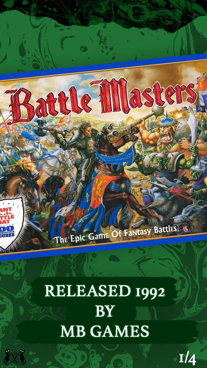 JordanSorcery's tweet photo. The final game released as part of the MB Games and Games Workshop partnership was the unreasonably huge Battle Masters!
Did you have enough floor space to play this mammoth game?
#WarhammerCommunity #BattleMasters #HeroQuest https://t.co/diZ9I6ghs2