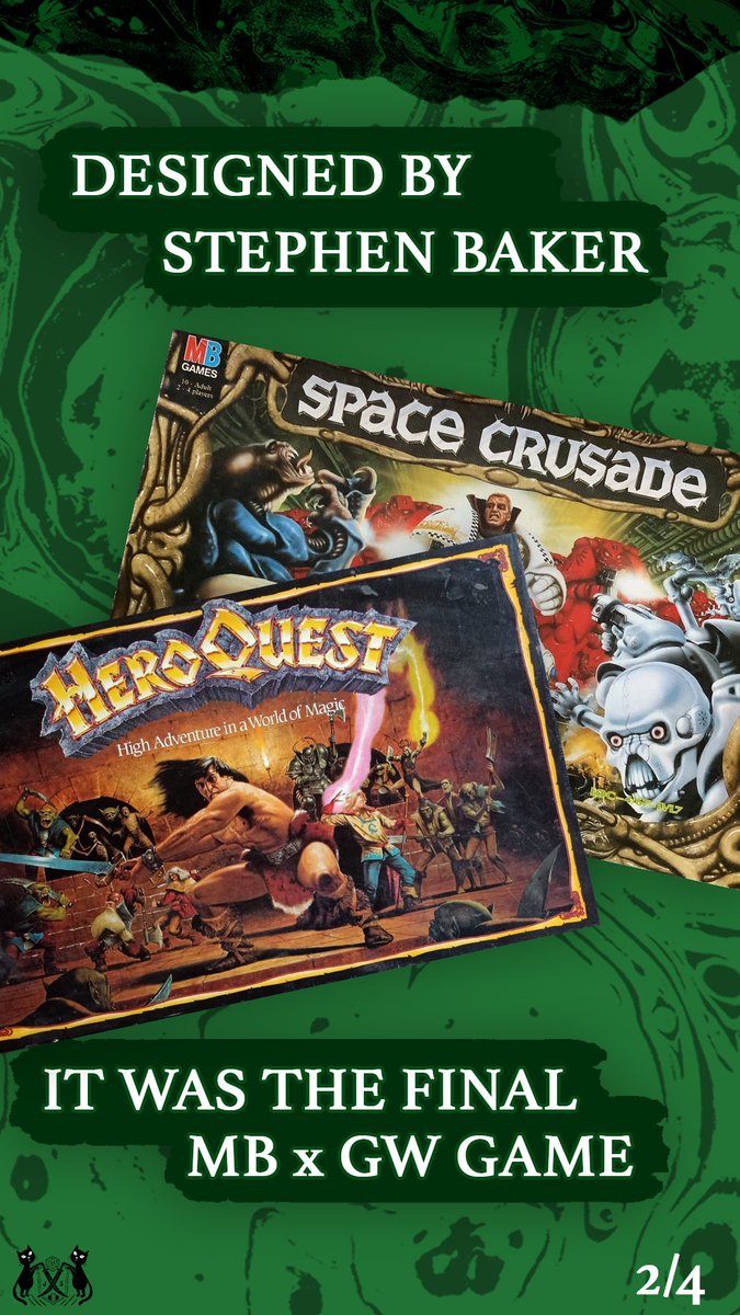 JordanSorcery's tweet photo. The final game released as part of the MB Games and Games Workshop partnership was the unreasonably huge Battle Masters!
Did you have enough floor space to play this mammoth game?
#WarhammerCommunity #BattleMasters #HeroQuest https://t.co/diZ9I6ghs2