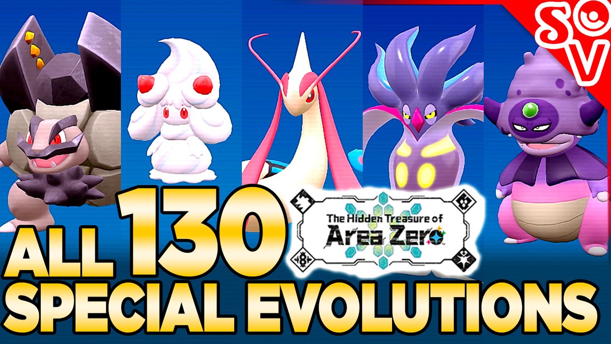 updated: All 130 Special Evolutions in Pokemon Hidden Treasure of Area Zero + Scarlet & Violet youtu.be/hwbUX4tb5ps