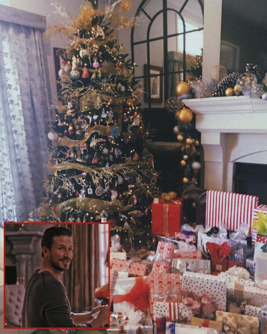 arrumei todos os presentes hoje mais cedo!