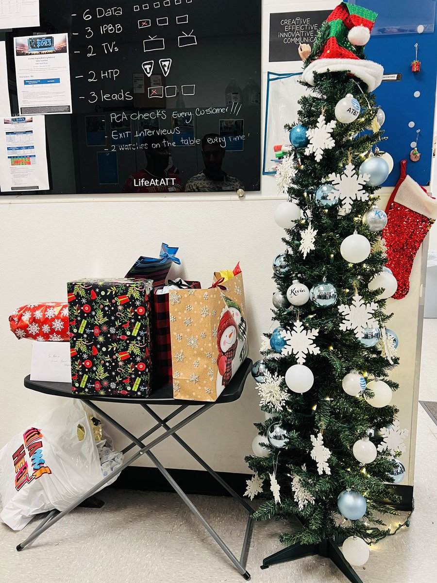 Sunrise Team secret Santa Christmas party it’s been an amazing year Thank you team.<a href="/One_FLA/">OneFLA</a> <a href="/ATT/">AT&T</a> <a href="/PowerHouseWPB/">The PowerHouse</a> <a href="/nathietorres/">Natalie Torres</a>