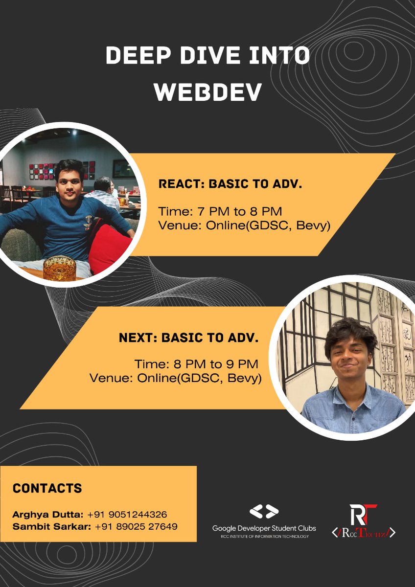 GDG on Campus - RCCIIT (@gdgc_rcciit) on Twitter photo 