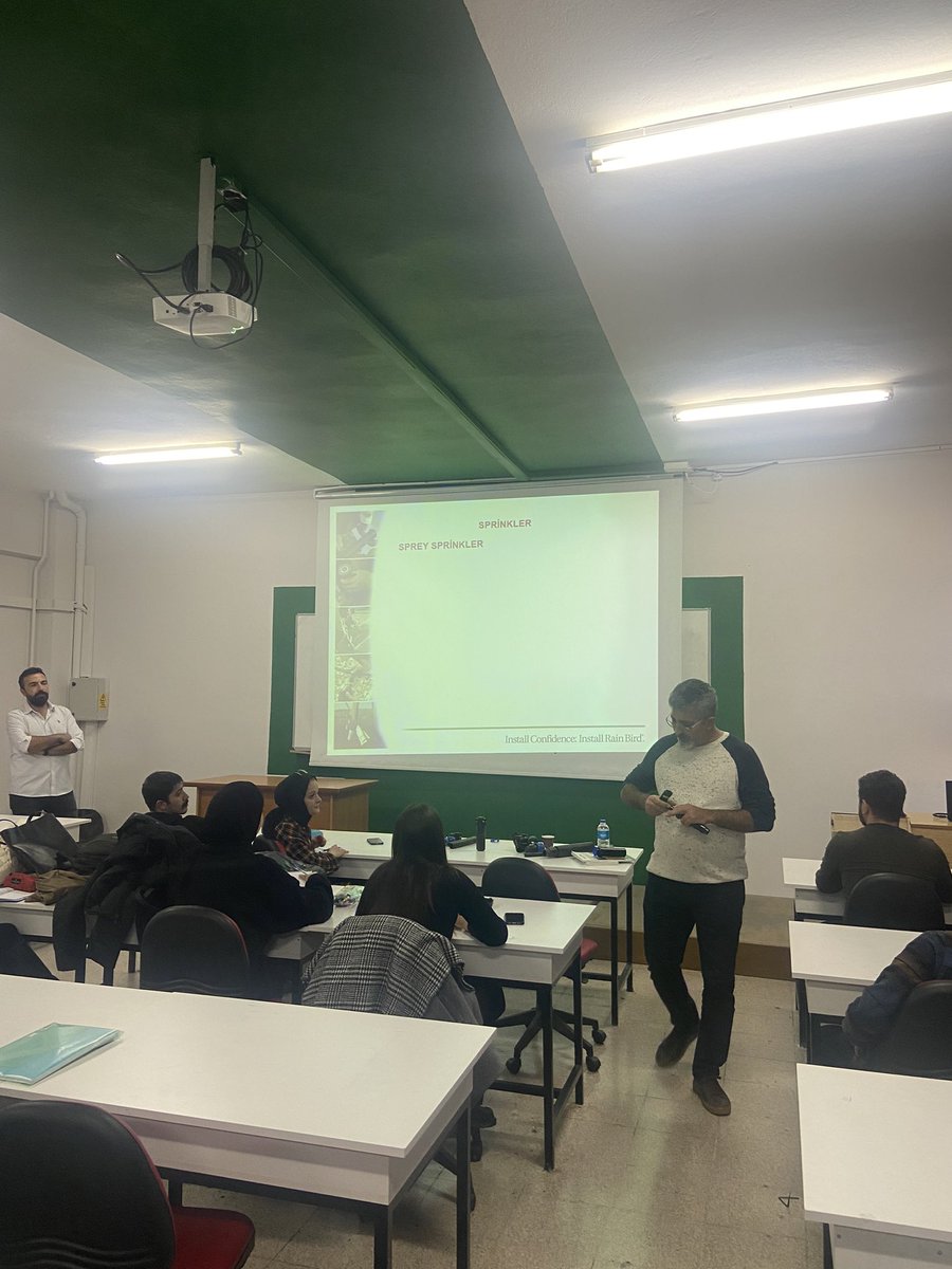 “Peyzaj Sulama Projelerinin Hazırlanması” konulu programımız 20 Aralık Çarşamba günü saat 13:30’ da Emir Peyzaj ve Otomatik Sulama Sistemleri Ltd. Şti. firma sahibi ve PMO Konya İl Temsilcisi Özcan Kuzu’nun katılımı ile Peyzaj Mühendisliği dersi kapsamında