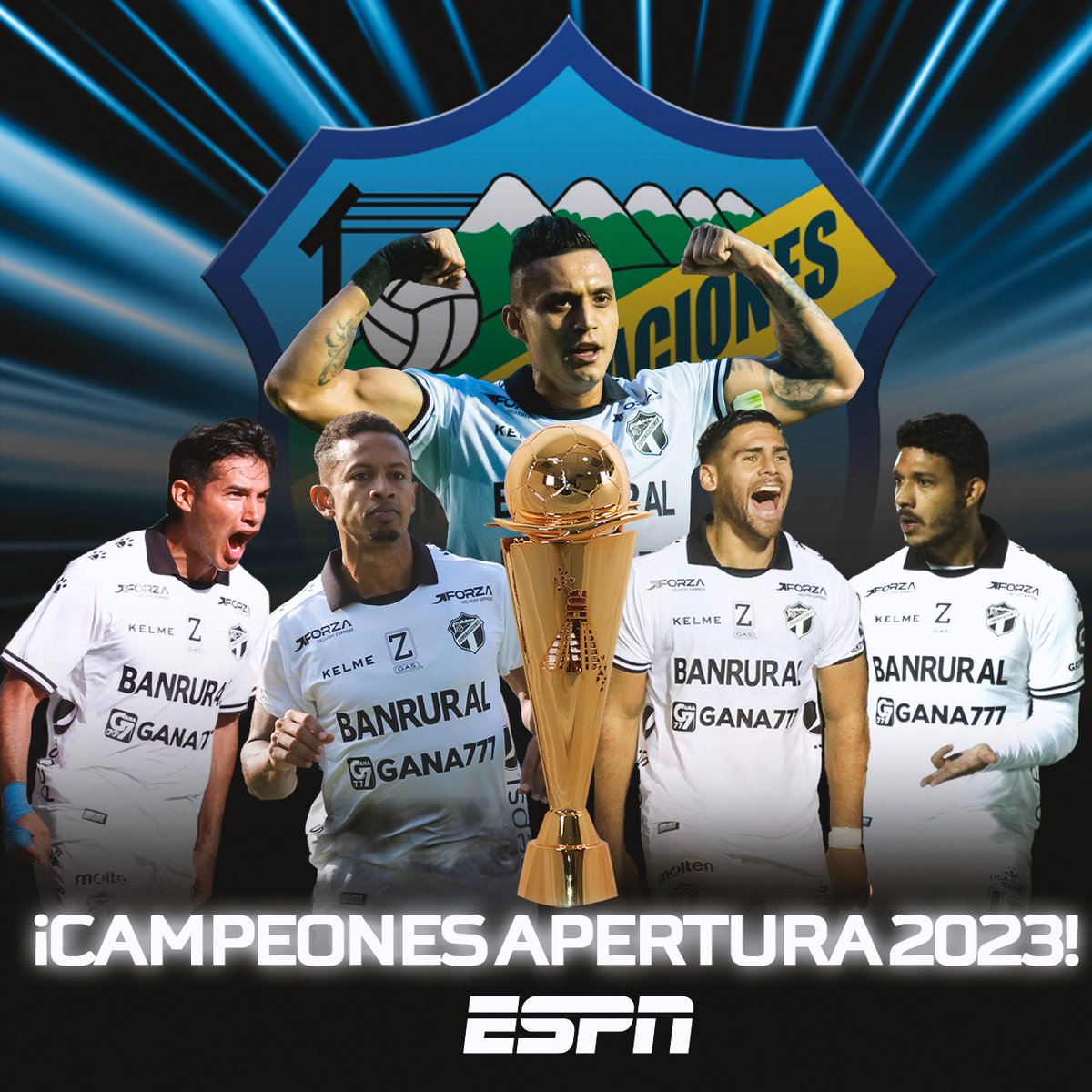ESPN_GT's tweet photo. 👻🏆 ¡COMUNICACIONES CAMPEÓN NACIONAL! 👻🏆

👻 Llegó la 32 blanca 

👻 El que más ligas nacionales tiene en Guatemala 🇬🇹 

💻 https://t.co/w9CZxsirKx 📲 https://t.co/ZbLIVkaLFe