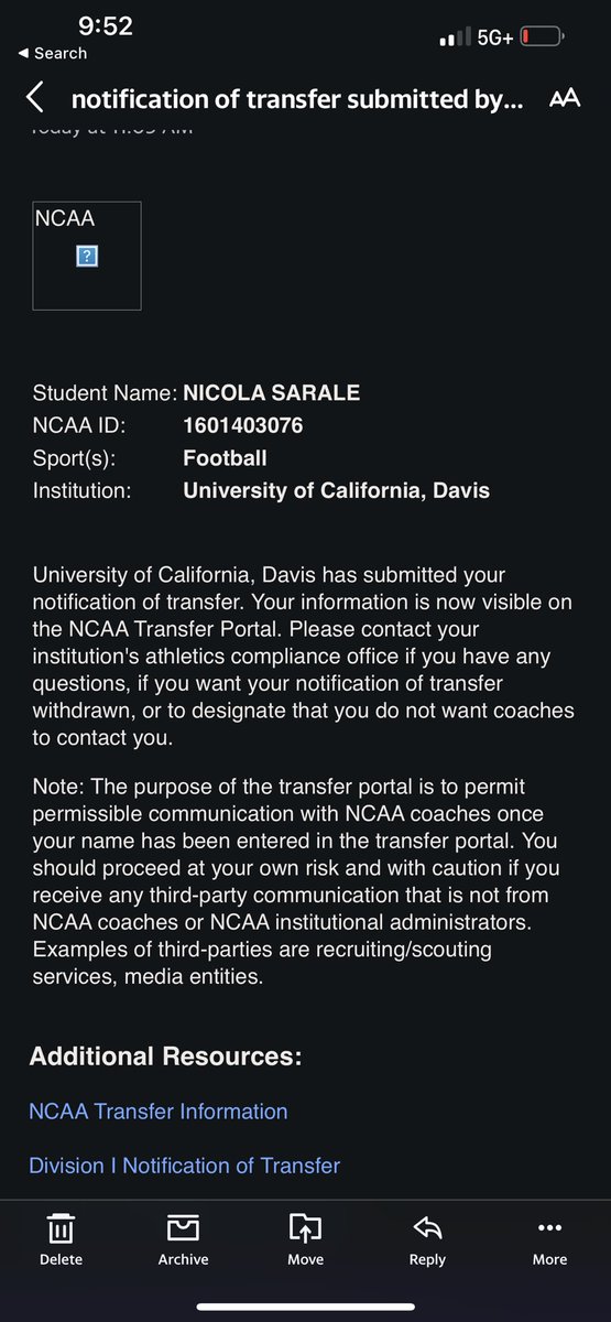 Time to take care of some unfinished business