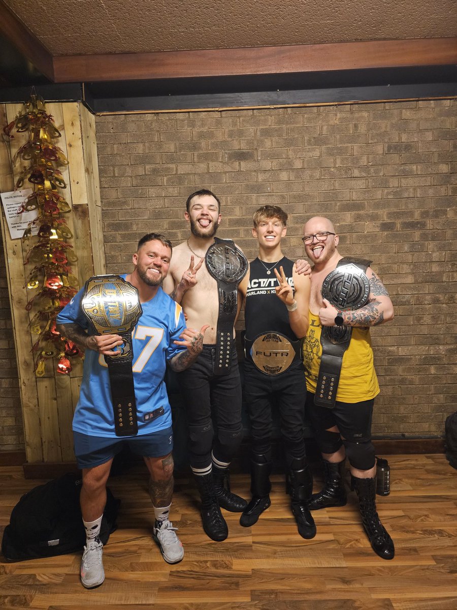 🦄 Jason Joshua🦄 (@jasonjoshuapro) on Twitter photo <a href="/FutrWrestling/">FUTR Wrestling</a> DSTY champ <a href="/The_GabrielLee/">Gabriel Lee</a>
FUTR tag champs <a href="/SweetPrinceBH/">Benjamin Harland 🎭</a> and <a href="/jackknudsen01/">Jack Knudsen🎭</a>
Futr heavyweight champ, Me. <a href="/FutrWrestling/">FUTR Wrestling</a> DSTY champ <a href="/The_GabrielLee/">Gabriel Lee</a>
FUTR tag champs <a href="/SweetPrinceBH/">Benjamin Harland 🎭</a> and <a href="/jackknudsen01/">Jack Knudsen🎭</a>
Futr heavyweight champ, Me.