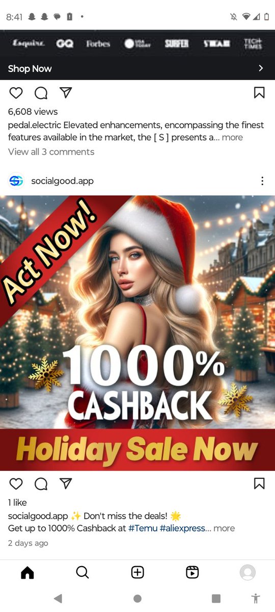 🎉 Unbelievable Offer Alert! Shop on #Temu etc via #SocialGoodApp and grab an amazing 1500% Cashback! 😍
🚀Your rewards come in $SG, skyrocketing even more than #Bitcoin !
🌟 Download the app and claim your $700 Bonus! referral.socialgood.inc/?id=TFHUMH
#BoostSocialGoodPrice #Airdrop