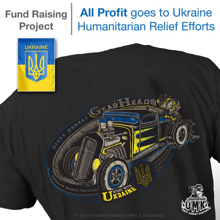 DirtyMonkeyKust's tweet photo. GearHeads 4 Ukraine Support Hot Rod Tee #harleydavidson #carshows
$28.00
➤ https://t.co/Om9ZVQJsxO https://t.co/a5KBpVh50a