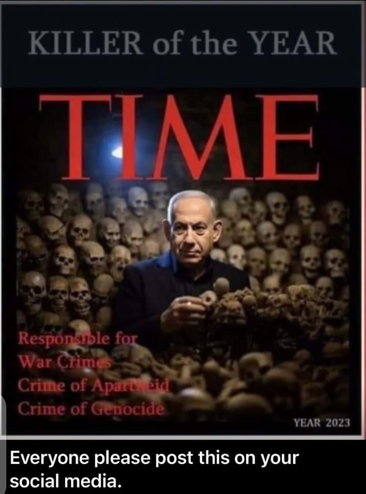 aheryawan's tweet photo. Synetanyahoo di tengah tengkorak manusia manusia yang dibunuhnya...
Ya Robb hancurkan kepala Netanyahoo sebagaimana dia telah menghancurkan puluhan ribu kepala di tanah Syam/Gaza Palestina..
#IsraelTerrorrist 
#IsraelIsATerroristState 
#IsraelBrutalist
#Israelgotohell https://t.co/rUdeCR7IPI