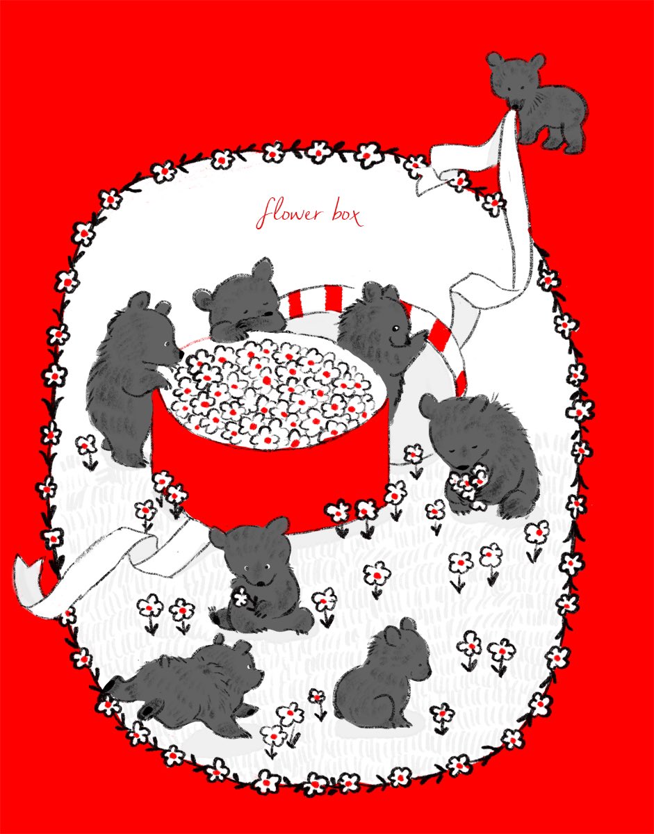 「#見た人も無言で赤の何かを上げる」|ももろ　4／20発売絵本「パンダのパクパクきせつのごはん」のイラスト