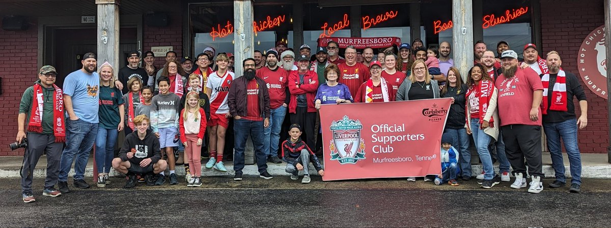 A fantastic turnout to begin the holiday weekend! <a href="/LFC/">Liverpool FC</a> <a href="/PLinUSA/">Premier League USA</a> <a href="/NBCSportsSoccer/">NBC Sports Soccer</a> <a href="/PartyFowlNash/">Party Fowl™</a> (Mboro) #LFC #YNWA  #MyPLMorning