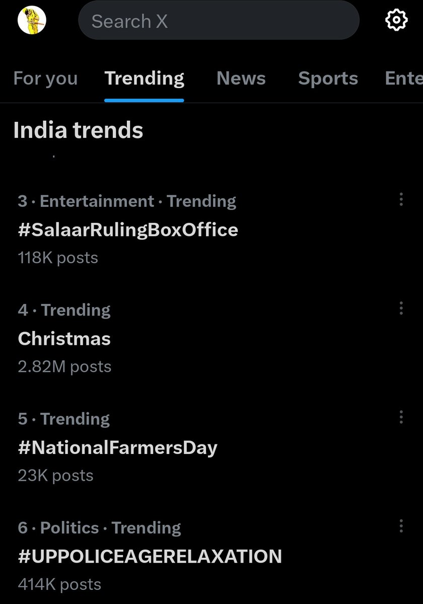 Trend तो ☝️ 1 M  करना है 
अगले दिन भी First पर ट्रेंड लाना है
करो Repost &amp; Like 
<a href="/myogiadityanath/">Yogi Adityanath</a> <a href="/CMOfficeUP/">CM Office, GoUP</a> <a href="/UPGovt/">Government of UP</a>
#UPPOLICEAGERELAXATION