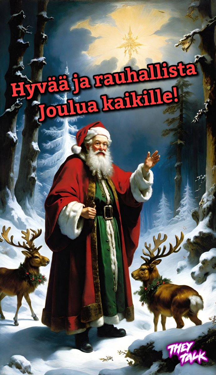 TheyTalkSuomi's tweet photo. Oikein hyvää ja rauhaisaa Joulunaikaa kaikille.
#joulu #suomi #Yule #TheyTalk #historia #talvipäivänseisaus https://t.co/gVUcv4yKp5