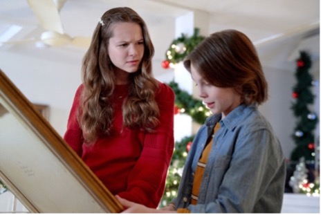hallmarkchannel's tweet photo. The letters DDPVCCDB were found by Annie #JulietteHawk and Garrett #LoganPierce. Do you know what the acronym was for? #MysteryOnMistletoeLane #CountdownToChristmas https://t.co/AqS7XpT0PT