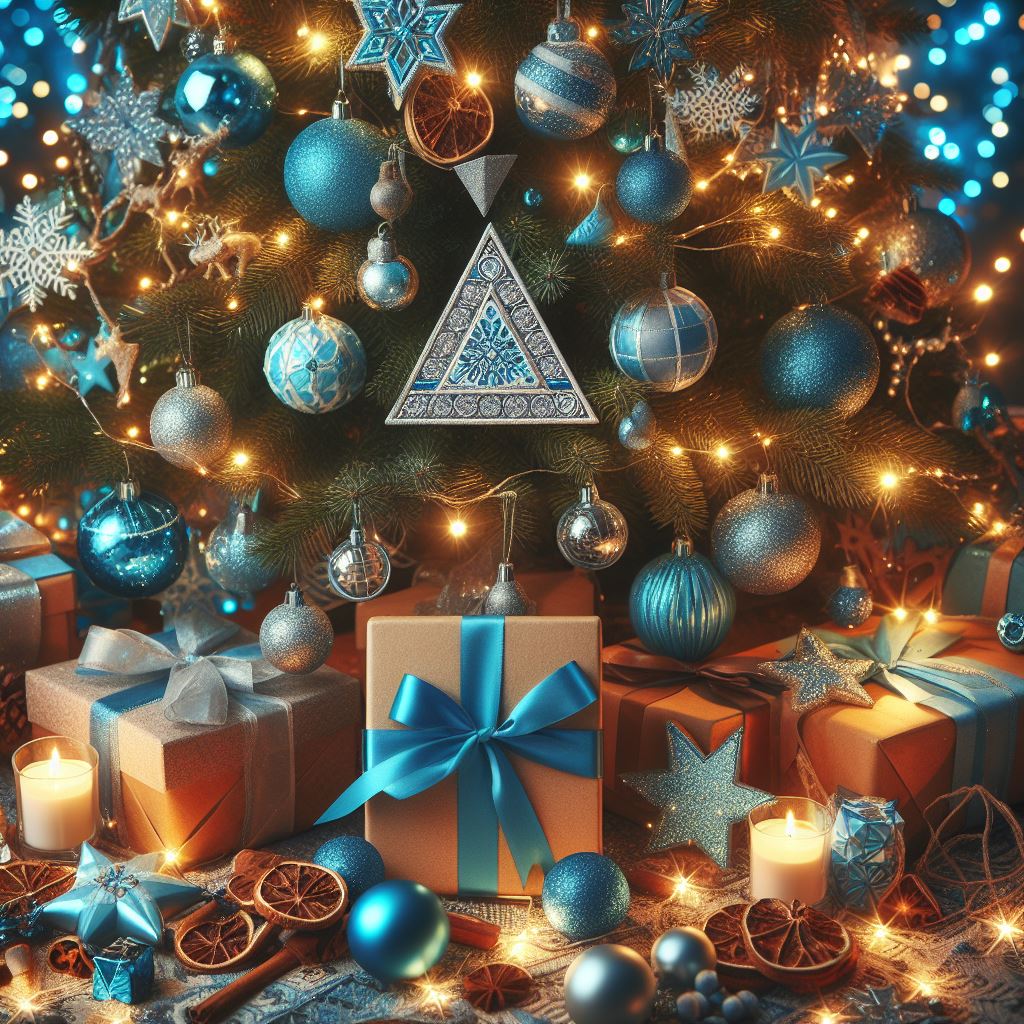 Mit diesem von KI (Image Creator) aus meinem Firmenlogo generierten Weihnachtsbild wünsche ich  jedem, der das liest, zeitgemäß ein frohes Fest!

With this Christmas image generated by AI (Image Creator) from my company logo, I wish everyone who reads this a Merry Christmas!