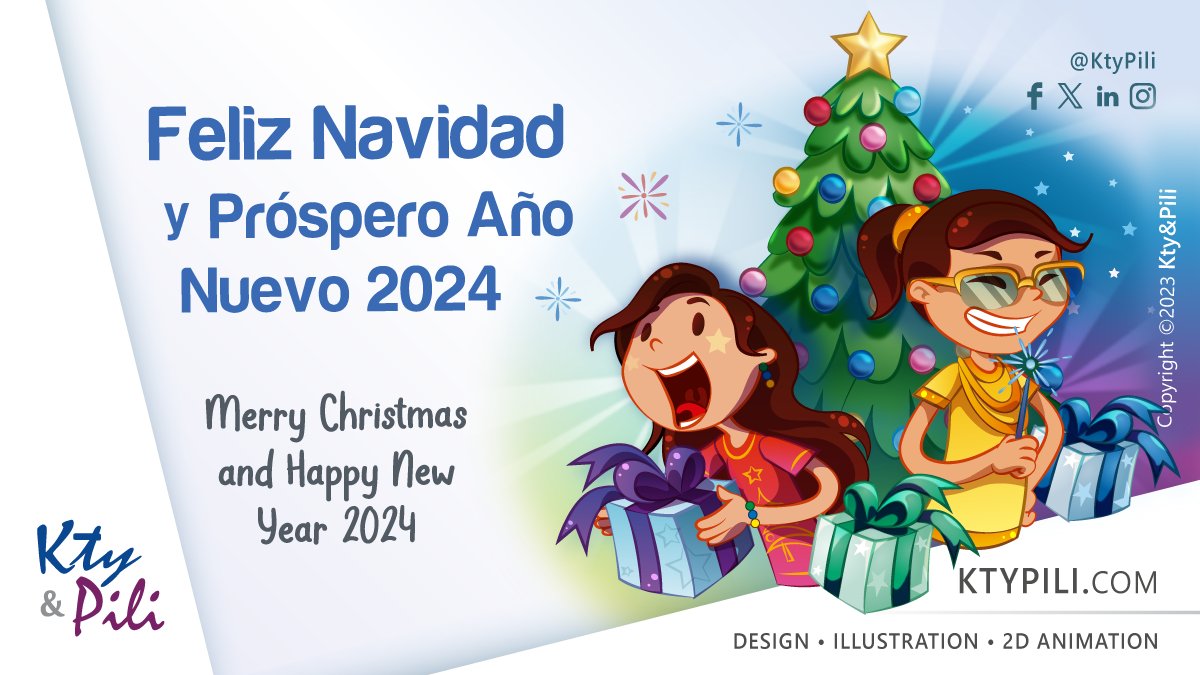 🎄😊 We wish you a Merry Christmas and a Prosperous New Year 2024. ✨

🎄😊 Te deseamos una Feliz Navidad y un Próspero Año Nuevo 2024. ✨

#KtyPili #Christmas #MerryChristmas #NewYear #countdown #HappyNewYear #Family #BestWishes #HolidayVibes #Xmas #FelizNavidad #FelizAñoNuevo