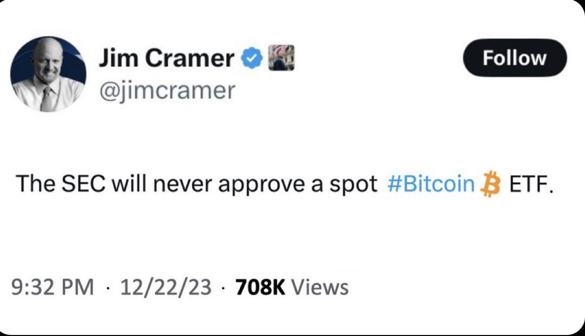 BREAKING 🚨NEWS ‼️

#BITCOIN  ETF HAS BEEN CONFIRMED.