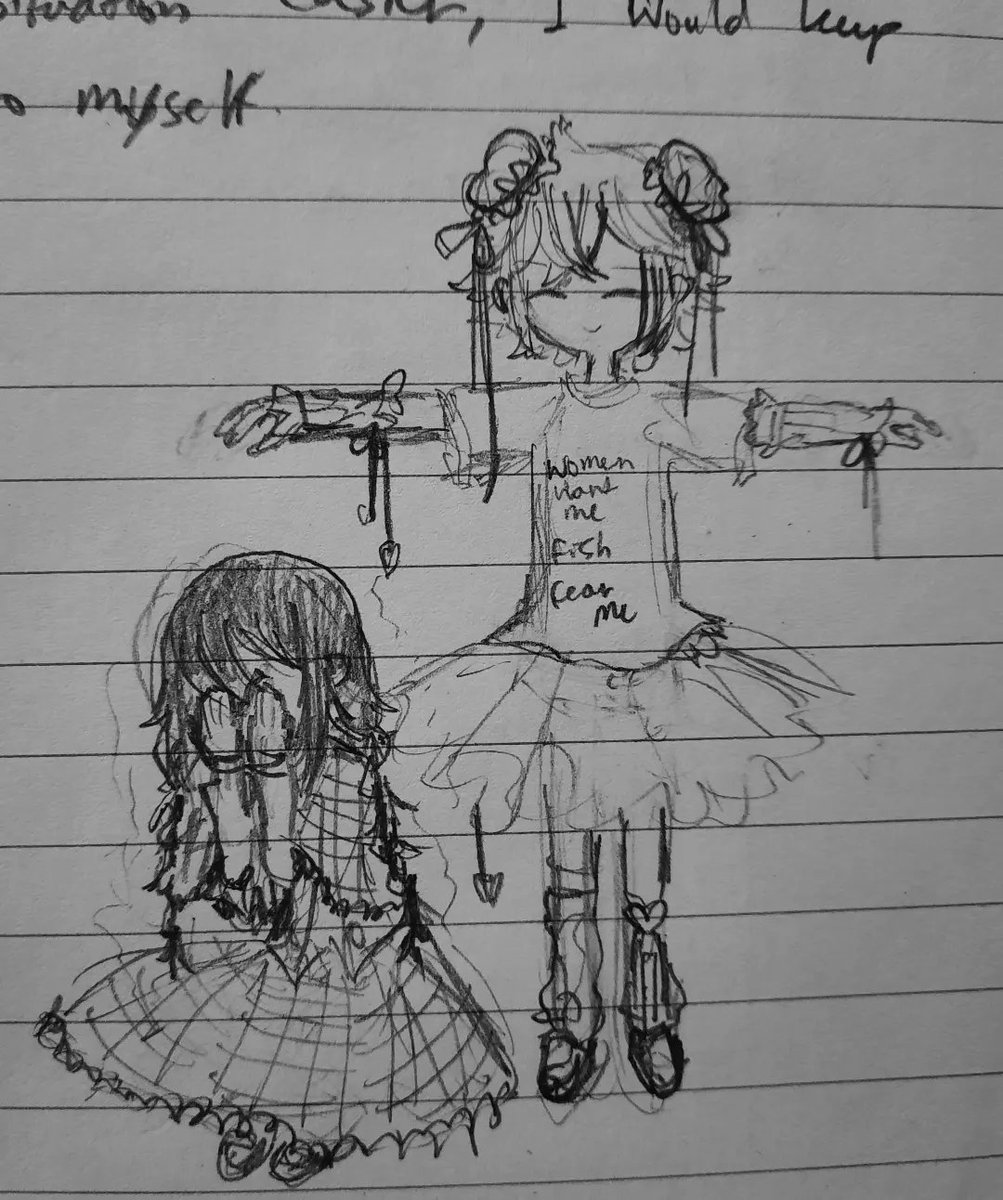 HYSTERIA_M_GIRL's tweet photo. [W:E] [SC!] 💼 School doodles pt 1

#art #artwork #oc #ocart #worldsendgame #worldsendgameart #doodle #drawing #stringcuttersart #stringcutters https://t.co/lVKLcjxjJ5