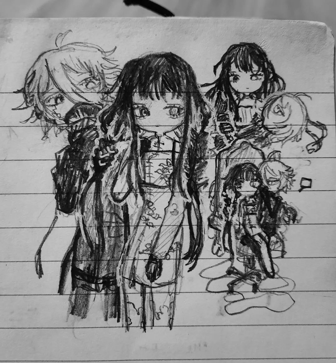 HYSTERIA_M_GIRL's tweet photo. [W:E] [SC!] 💼 School doodles pt 1

#art #artwork #oc #ocart #worldsendgame #worldsendgameart #doodle #drawing #stringcuttersart #stringcutters https://t.co/lVKLcjxjJ5