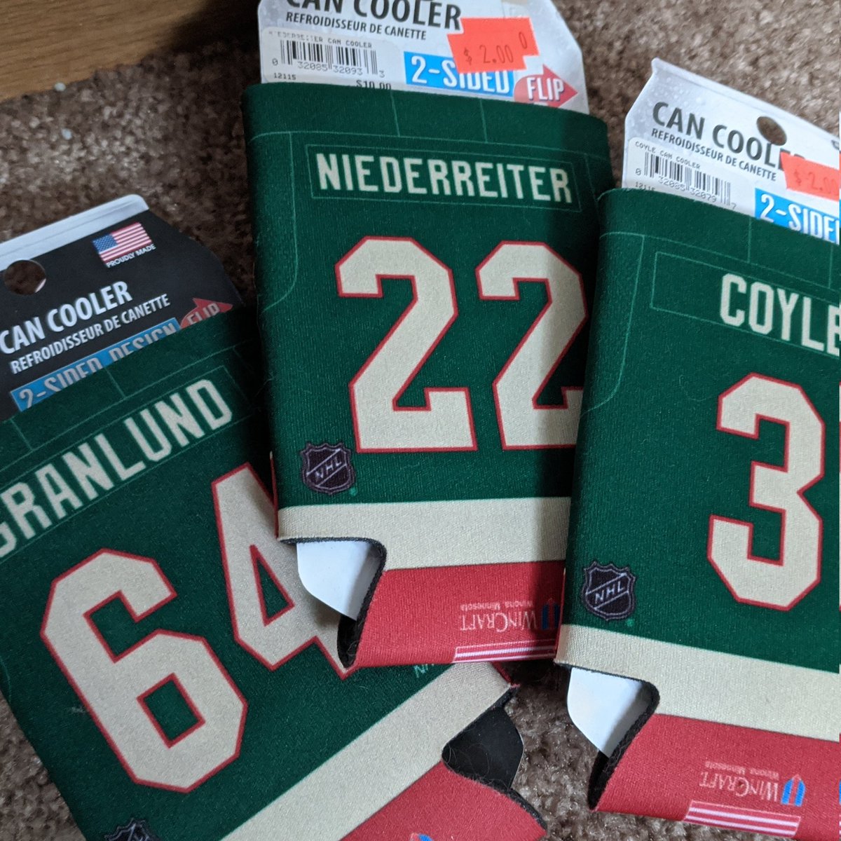 Picked up these can coolers on clearance. What do you think? 😆 #mnwild #lastminutegifts