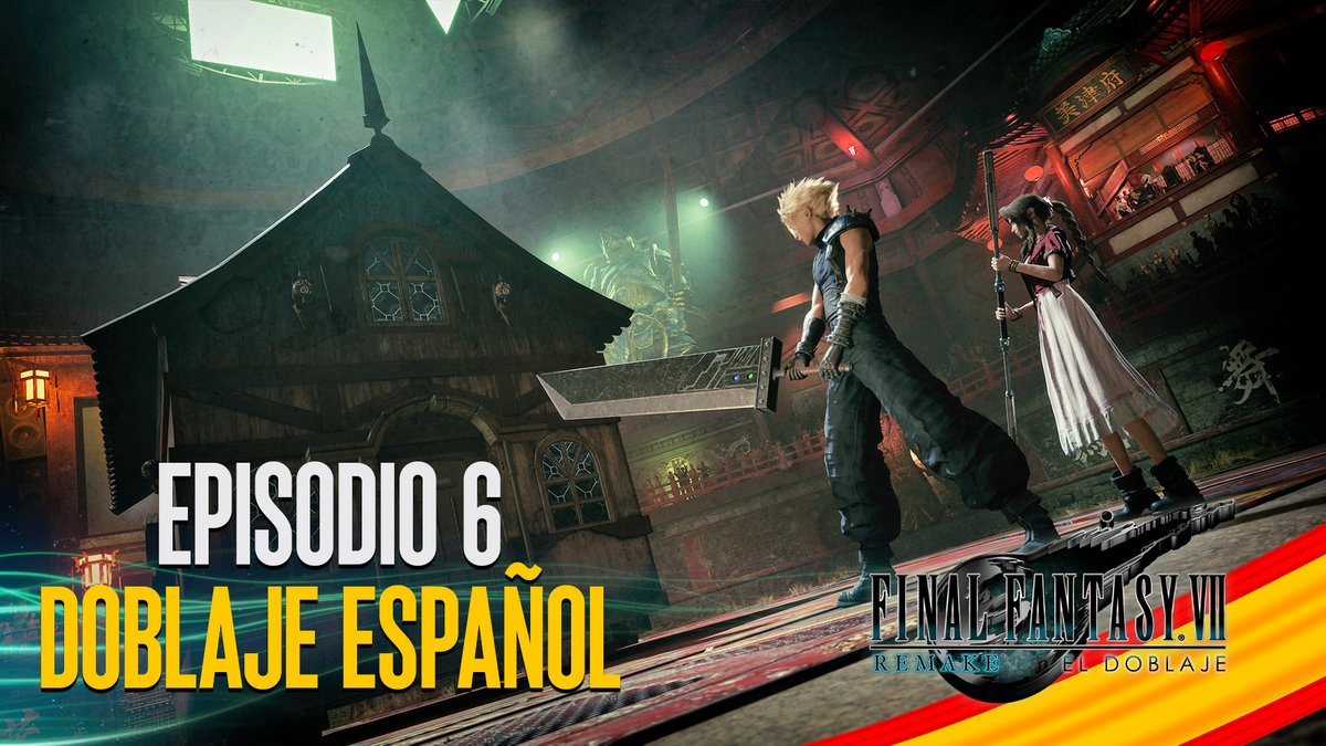 VoiceEmotions's tweet photo. ¡¡☄️El EPISODIO 6 del doblaje de #FF7R  se viene a la de ya!!

🡆  https://t.co/eDn7AEmMlN

Esta noche toca disfrutar de las calles del Mercado Muro y de todo lo que ahí se esconde.

En este episodio contamos con las participaciones de:

🎙️ Cloud: @Jordialca_ 
🎙️ Aeris: @ayachii_voice 
🎙️ Tifa: lide_errasti_voz (Instagram)
🎙️ Don Corneo: @ALocubiche 
🎙️ Madame M: @JuanLuGames 
🎙️ Chocobo Sam: voice.taro (Instragram)
🎙️ Andreas Rhodea: @TodoJingles 
🎙️ Leslie: @bolsadubs 
🎙️ Johnny: @FrikiEnMedicina 
🎙️ Scotch: @danioliver098 
🎙️ Kotch: @Zakdubs 
🎙️ El Chungo: @borjito3 
🎙️ El Broncas: @borjito3 
🎙️ El Pardi: @FrikiEnMedicina 
🎙️ Elmyra: @OlgaAguirre
🎙️ Claudia Strife: @heartofisa

EXTRAS Y AMBIENTES:
@AndreDpinto | @Jordialca_ | @SorniSacha | @TheUltimateVS | @danioliver098 | @el_antonyiju | @seru_79 | Nerea Altuna | @AilinnaDubs | @Hikari_Lorena | @notdrexx | @xJari_ | @ALocubiche | @Bigboss_dub | @soldnoctis | Javi Santos López | Aida Campos |

📢 Dirección | Cast | Edición:
@RubenArve

🎞️Co-dirección | Edición y Montaje | Cast:
@ManuuGP

#FF7  #FFVIIRemake #FinalFantasyVII #FFVIIR #FinalFantasy #fandubespañol #fandoblaje