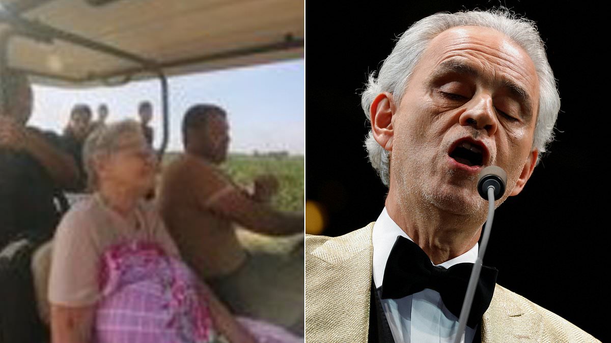 Emotional moment released Hamas hostage Jaffa Adar, 85, who got through captivity by singing Andrea Bocelli's music in her head, gets invite to the Italian tenor's show in heartwarming letter from artist trib.al/FP9eueD