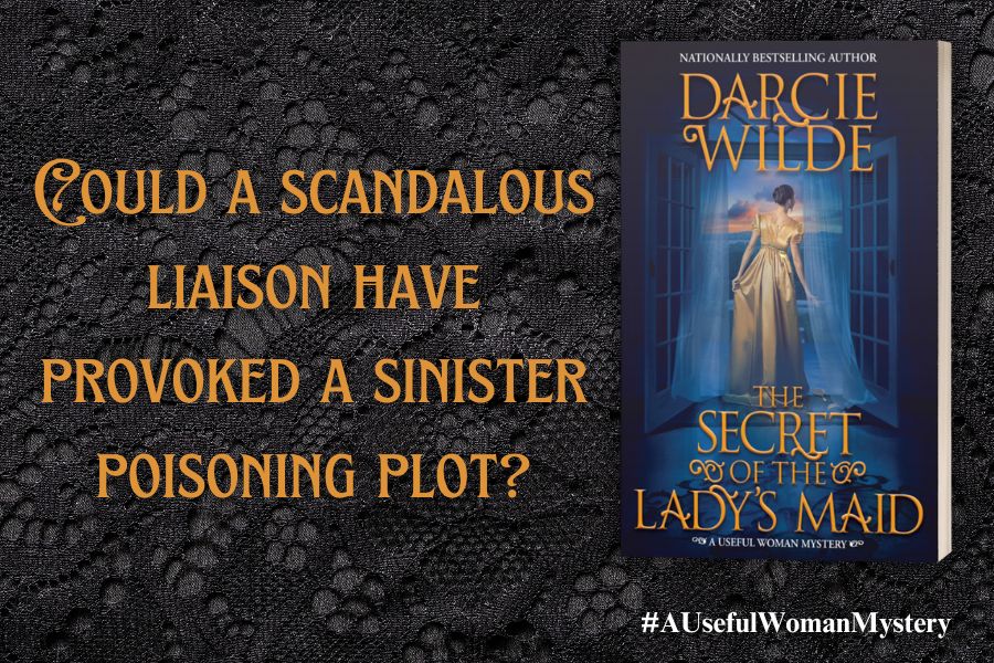 KensingtonBooks's tweet photo. Poison, politics, jealousy and jewel thieves combine in Rosalind Thorne's most complex case yet in THE SECRET OF THE LADY'S MAID by #DarcieWilde! https://t.co/6SUuxyWsgs https://t.co/Pm1BFoDGNC