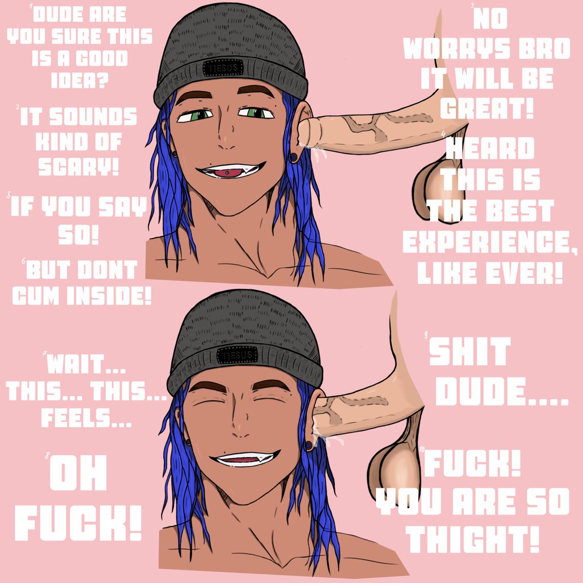 tiesus1565's tweet photo. Kink warning: ear fuck, ear penetration, literal brain/mind fuck!
Hey, so I'm back with something a bit different, but I needed to get this one out of my brain lol
this is an Oc of mine. 
Hope y'all are not to disturbed by this drawing, would love to hear what y'all think of it! https://t.co/YQEmkRlFaL