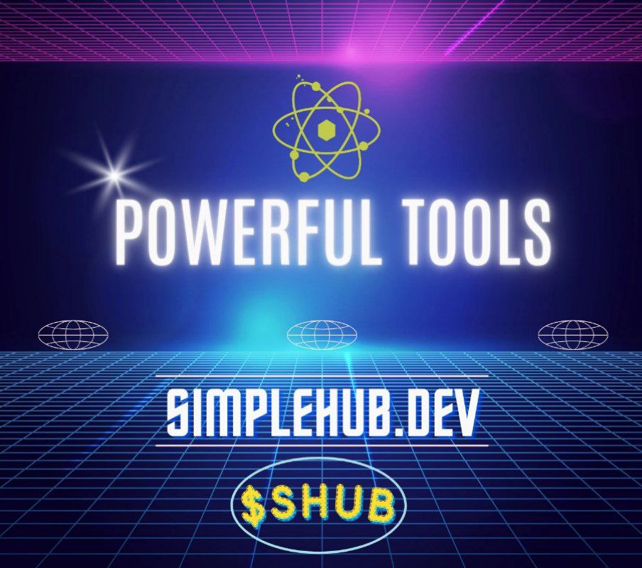 SHAHAB_MIMA's tweet photo. The SimpleHub Token (SHUB) is the native utility token of the SimpleHub ecosystem
🔽
https://t.co/yf9dDIXsZT
🔽
#SHUB $SHUB #SimpleHub #ETH #LunarCrush
#SHUBToken https://t.co/Iy9X52F9XF