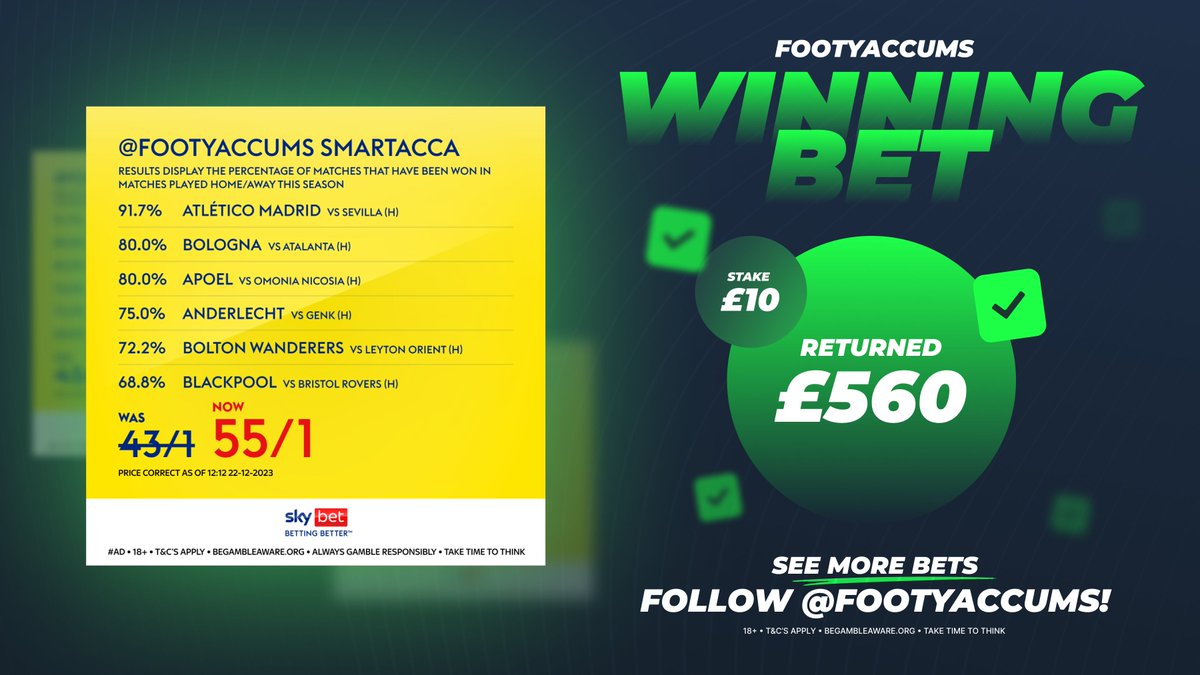 Footy Accumulators tweet media