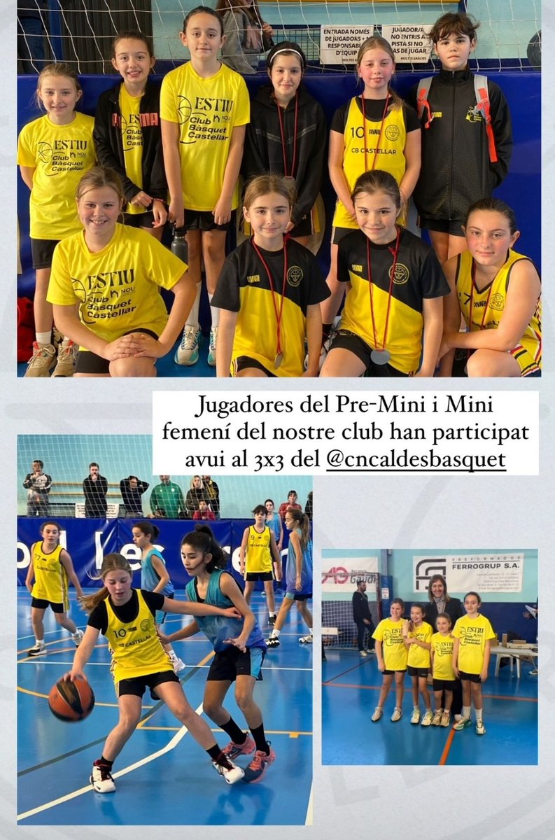 Les nostras " jugonas" representant al Castellar al 3x3 del <a href="/CNCALDESBASQUET/">CNCaldesBasquet</a>
#casteLLARdelbasquet
