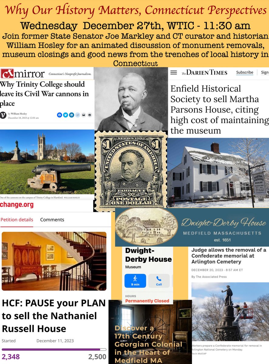 State of CT culturals conversation on WTIC next Wednesday….summarizing some of the issues and great stuff that happened in our museums this past year. Paste this link into your calendar to participate live. There may be time for some call in.

tinyurl.com/24mk6388