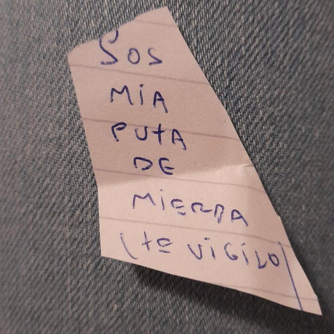 le hice una cartita 💞