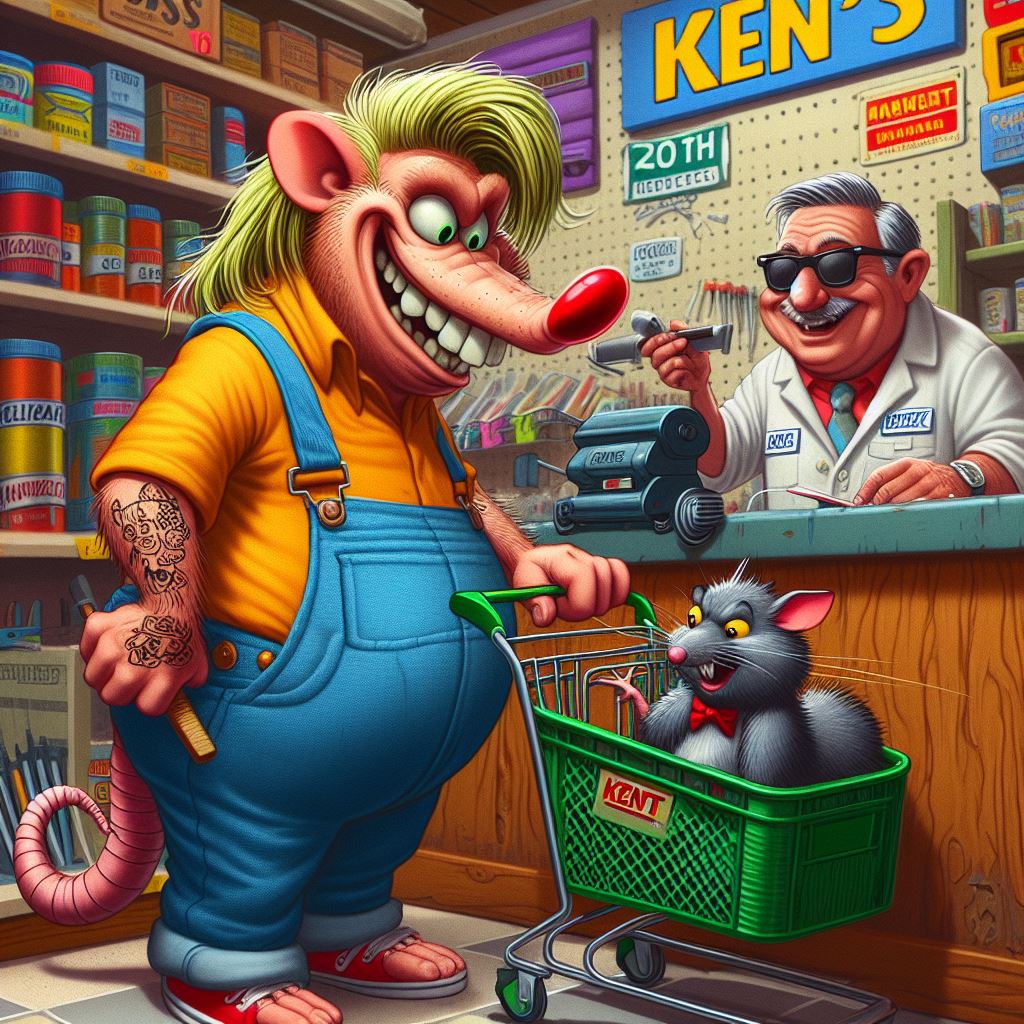 PlaydromeLanes's tweet image. Just saw Ratfink shopping at Kens hardware store on Fischer blvd! #ratfink #tomsriver