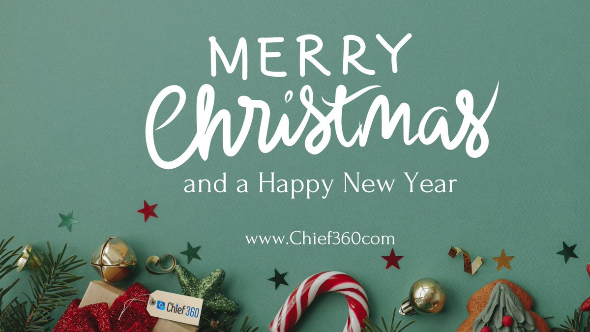 chief360tech's tweet image. Warmest wishes for a holly-jolly Christmas!

May your days be merry, your heart be light, and your celebrations be delightfully bright. Cheers to the magic of the season and the joy it brings. Merry Christmas!

Sincerely,
All of us at Chief 360