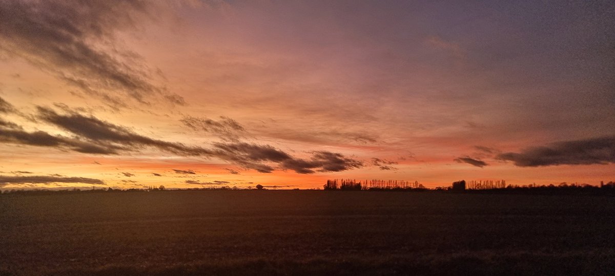 Beautiful evening in Bildeston