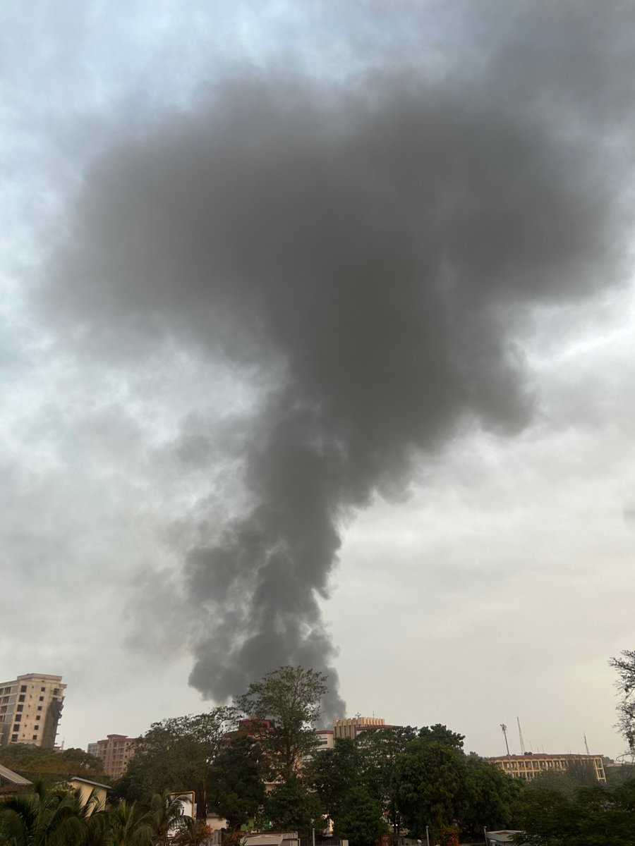 Still smoke and burning on Day 4 post explosion. The consequences: very poor air quality, limited electricity/hot water, difficult to get a taxi, people not getting into work or the hospital, and 5x prices on fuel with long queues at fuel stations.